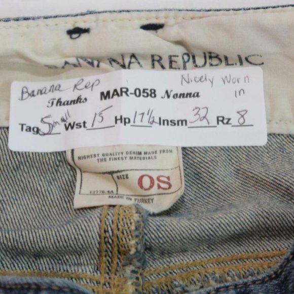 Banana Republic Women's Size 0S Small Jeans Contoured Boot Cut 32" Inseam - Picture 10 of 12